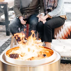 Solo Stove Yukon 2.0 Feuerschale mit Standfuß & Surround, Premium-Set