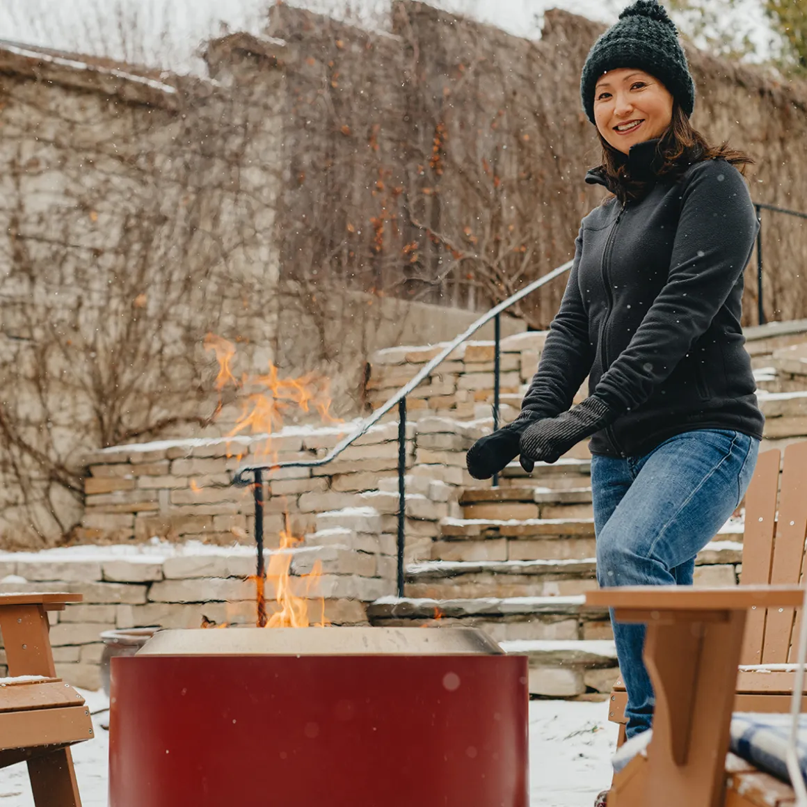 Solo Stove Yukon 2.0 Feuerschale mit Standfuß, inkl. Deckel