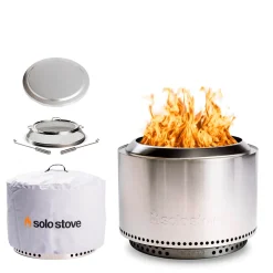 Solo Stove Yukon 2.0 Feuerschale mit Standfuß, Garten-Set