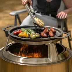 Solo Stove Yukon Gusseisen-Grillrost mit Aufsatz