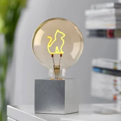Sompex Cat LED Filament Globelampe E27 Amber, 1,5 W, 2000 K