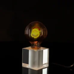 Sompex Cubic Tischleuchte Acryl, mit Motiv Leuchtmittel