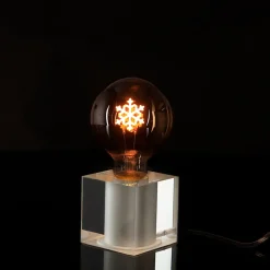 Sompex Cubic Tischleuchte Acryl, mit Motiv Leuchtmittel