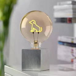 Sompex Dog LED Filament Globelampe E27 Amber, 1,5 W, 2000 K