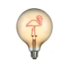 Sompex Flamingo LED Filament Globelampe E27 Amber, 1,5 W, 2000 K