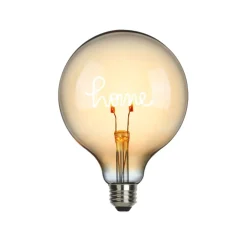 Sompex Home LED Filament Globelampe E27 Amber, 1,5 W, 2000 K