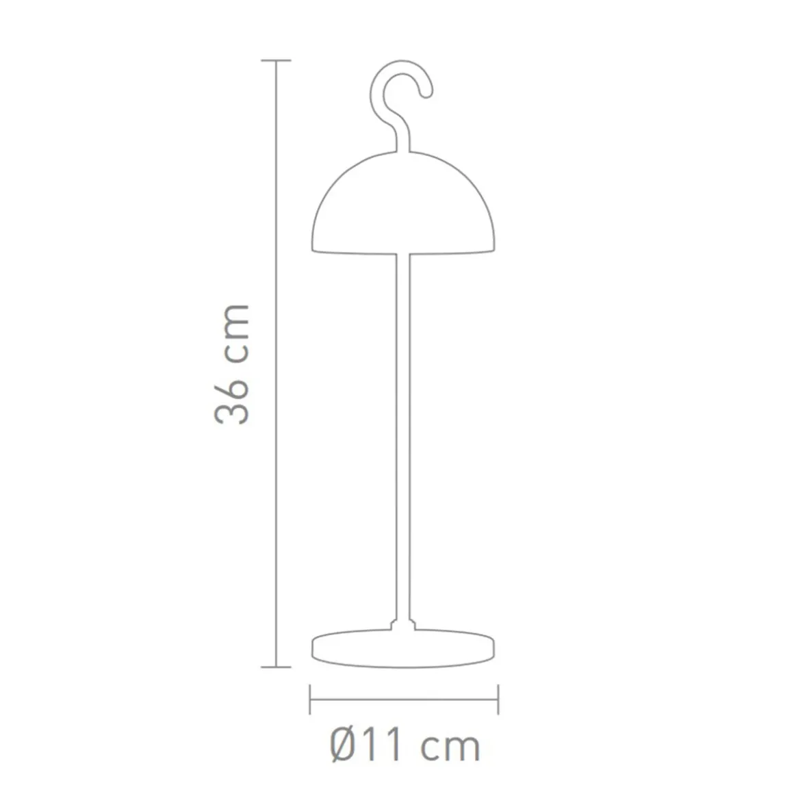 Sompex Hook LED Akkutisch- / Pendelleuchte