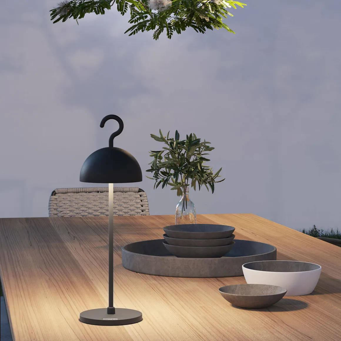 Sompex Hook LED Akkutisch- / Pendelleuchte