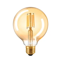 Sompex LED Filament Globelampe E27 Gold, 4,5 W, 2500 K, dimmbar