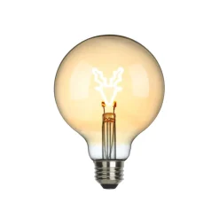 Sompex Rentier LED Filament Globelampe E27 Amber, 1,5 W, 2000 K