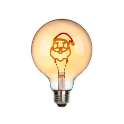 Sompex Santa LED Filament Globelampe E27 Amber, 1,5 W, 2000 K
