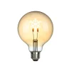 Sompex Schneeflocke LED Filament Globelampe E27 Amber, 1,5 W, 2000 K