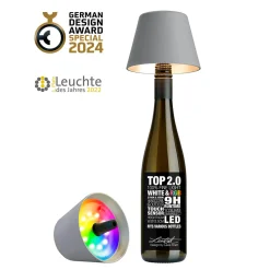 Sompex Top 2.0 RGB LED Akkuleuchte & Flaschenaufsatz