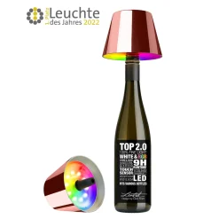 Sompex Top 2.0 RGB LED Akkuleuchte & Flaschenaufsatz