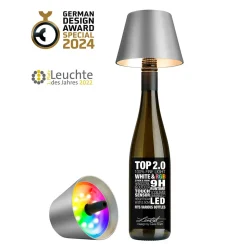 Sompex Top 2.0 RGB LED Akkuleuchte & Flaschenaufsatz
