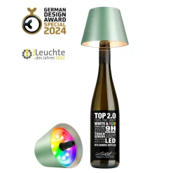 Sompex Top 2.0 RGB LED Akkuleuchte & Flaschenaufsatz