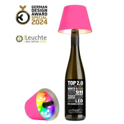 Sompex Top 2.0 RGB LED Akkuleuchte & Flaschenaufsatz