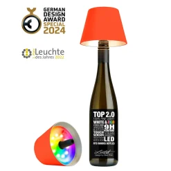 Sompex Top 2.0 RGB LED Akkuleuchte & Flaschenaufsatz