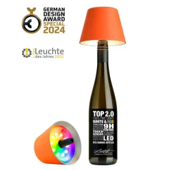 Sompex Top 2.0 RGB LED Akkuleuchte & Flaschenaufsatz