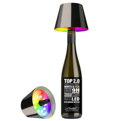 Sompex Top 2.0 RGB LED Akkuleuchte & Flaschenaufsatz