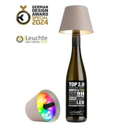 Sompex Top 2.0 RGB LED Akkuleuchte & Flaschenaufsatz