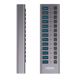 Sompex USB Power Hub mit 13 Ports EU