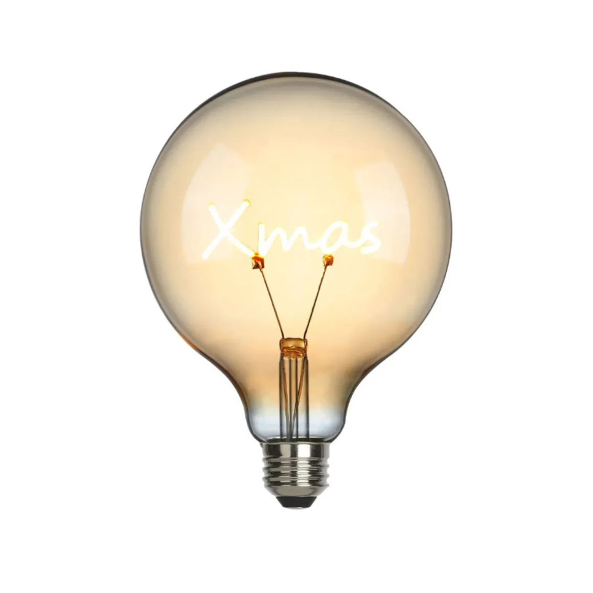 Sompex Xmas LED Filament Globelampe E27 Amber, 1,5 W, 2000 K