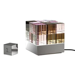 Tecnolumen Cubelight move LED Tischleuchte, mit Funksteuerwürfel