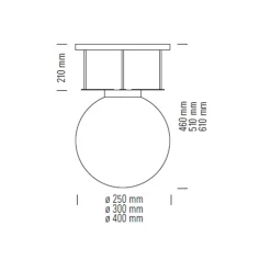 Tecnolumen DMB 26 Bauhaus Deckenleuchte