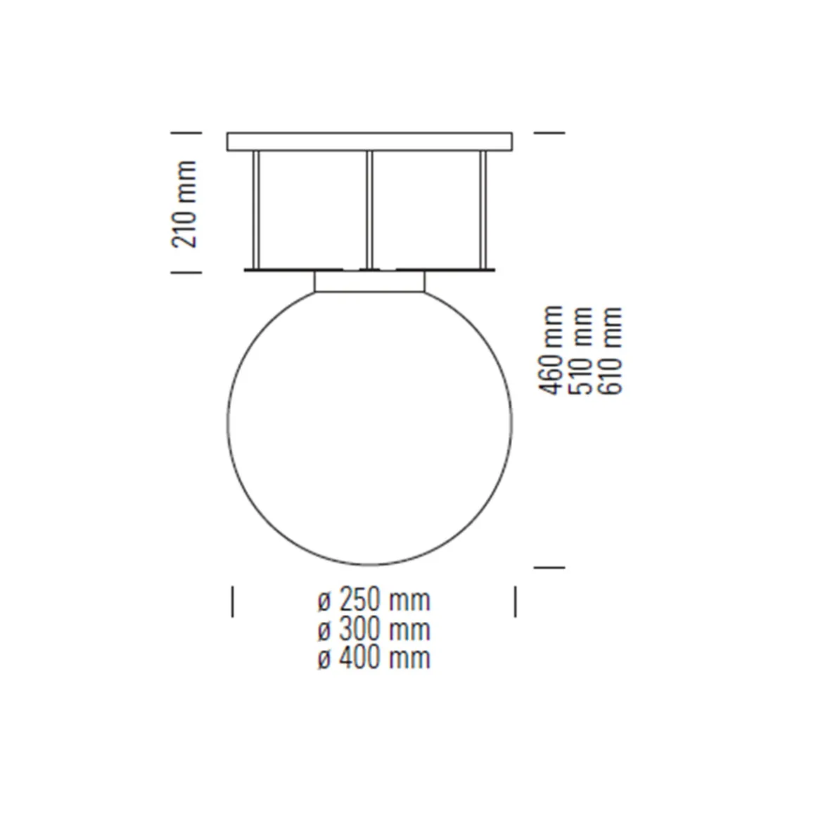 Tecnolumen DMB 26 Bauhaus Deckenleuchte
