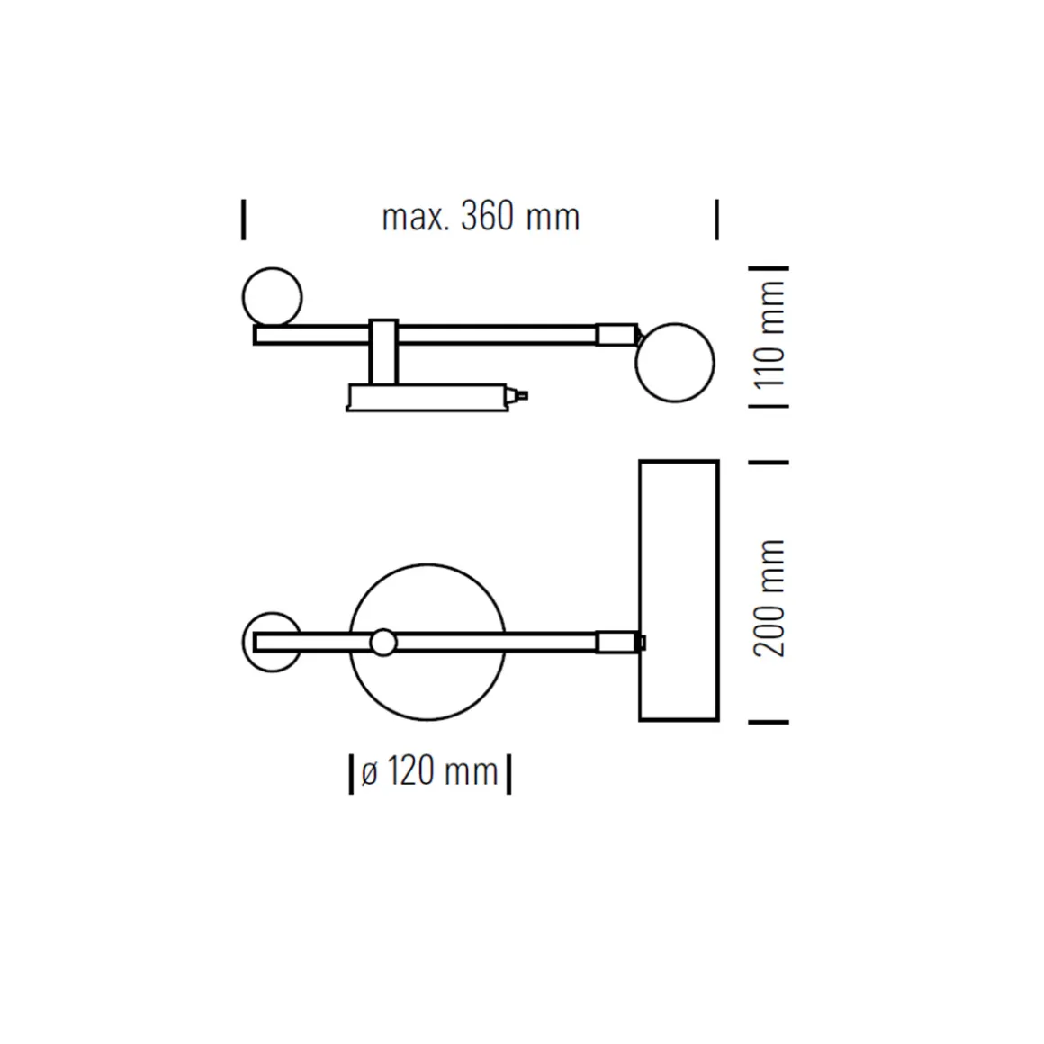 Tecnolumen DS 28 Klavierleuchte