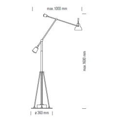 Tecnolumen EB 27 Stehleuchte