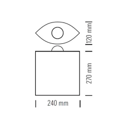 Tecnolumen Egyptian Eye LED Bodenleuchte
