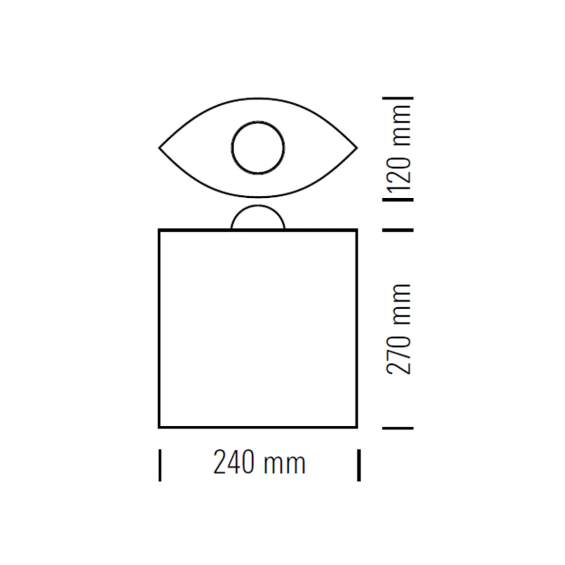 Tecnolumen Egyptian Eye LED Bodenleuchte