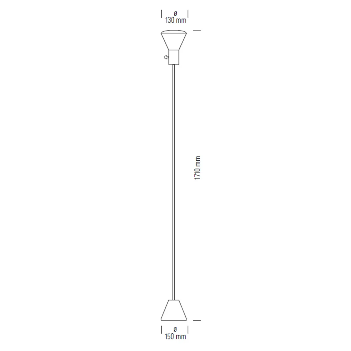 Tecnolumen ES 57 LED Stehleuchte
