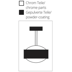 Top Light Puk Maxx Eye Ceiling LED Deckenleuchte, Gehäuse