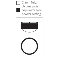 Top Light Puk Maxx One 2 LED Deckenleuchte, Gehäuse