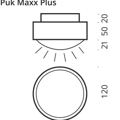Top Light Puk Maxx Plus LED Deckenleuchte, Gehäuse