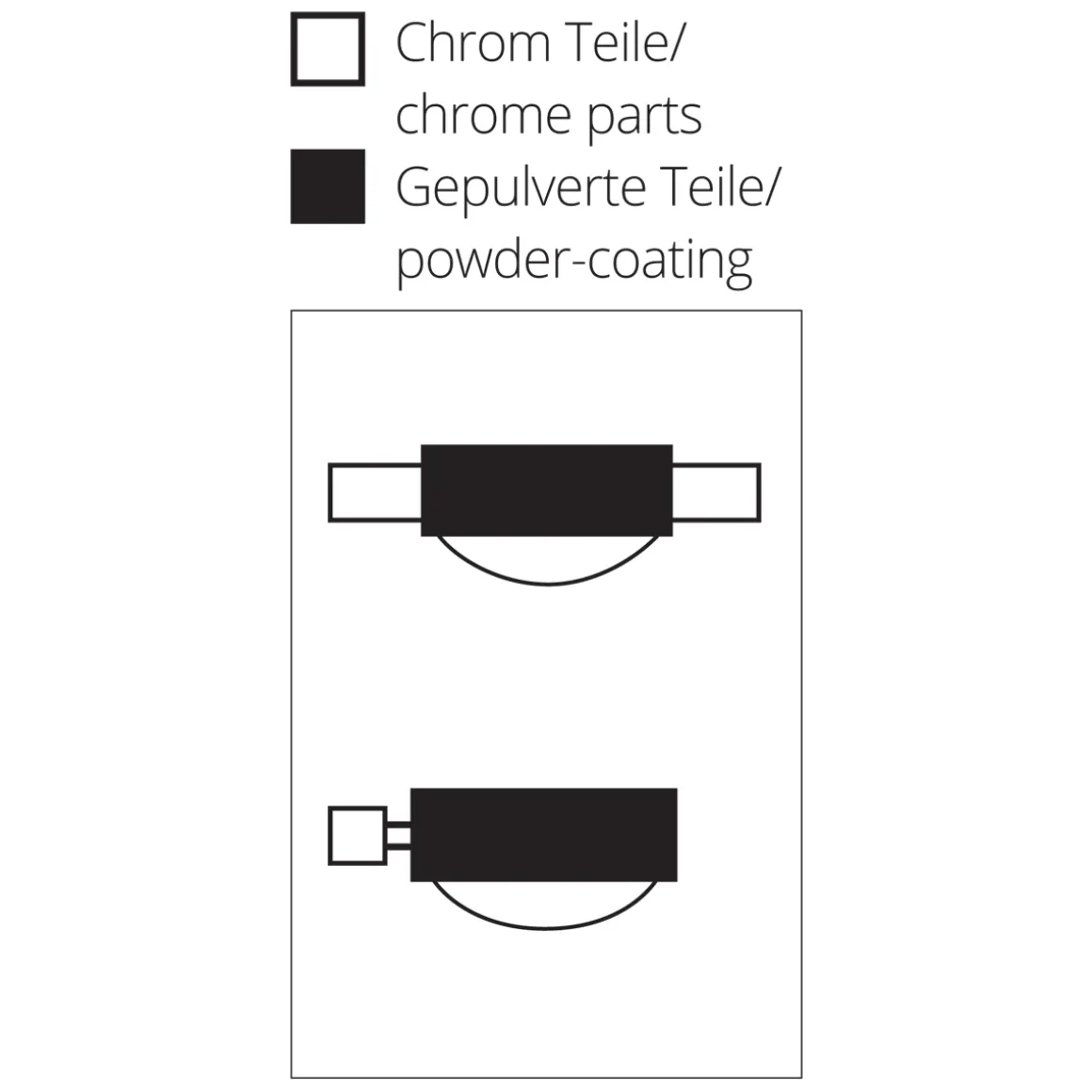 Top Light Puk Maxx Sixtett LED Pendelleuchte, Gehäuse