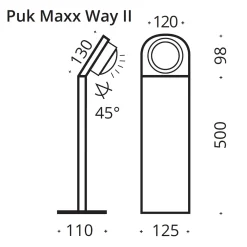 Top Light Puk Maxx Way II LED Pollerleuchte, Gehäuse