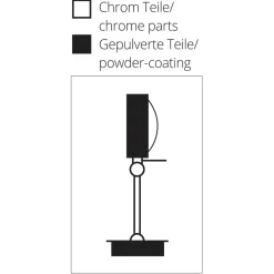 Top Light Puk Mini Hotel Wandleuchte, 30 cm, Gehäuse