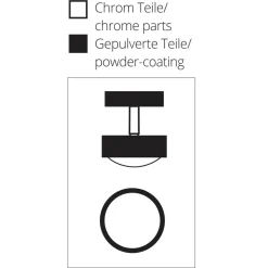 Top Light Puk Mini Turn Up & Down Deckenleuchte, Gehäuse