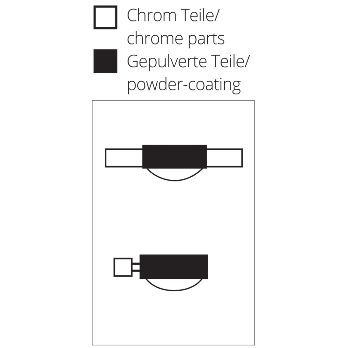 Top Light Puk Sixtett LED Pendelleuchte, Gehäuse