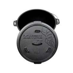 Valhal Outdoor Dutch Oven / Feuertopf 8L mit Füßen
