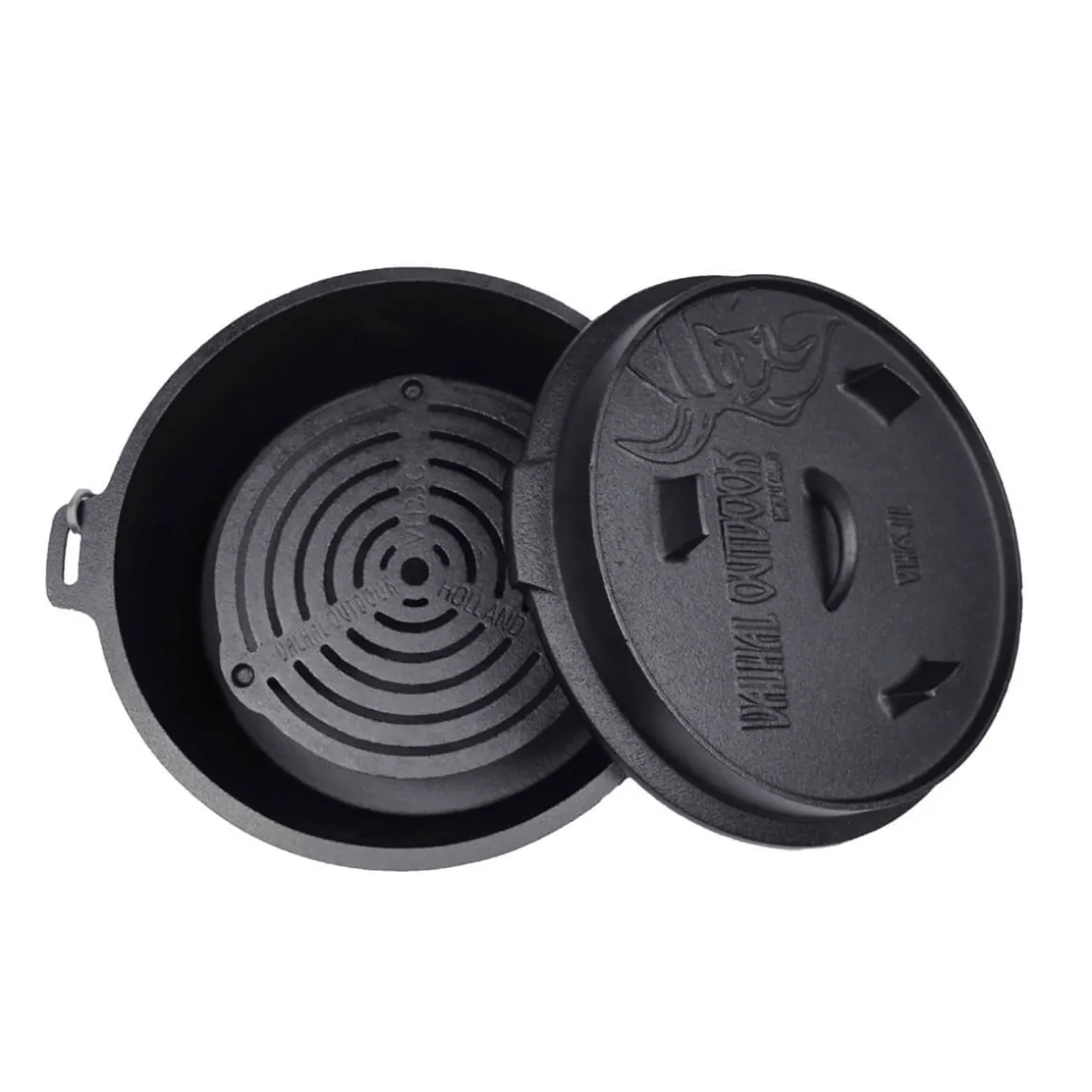 Valhal Outdoor Dutch Oven / Feuertopf 6,1L+2L