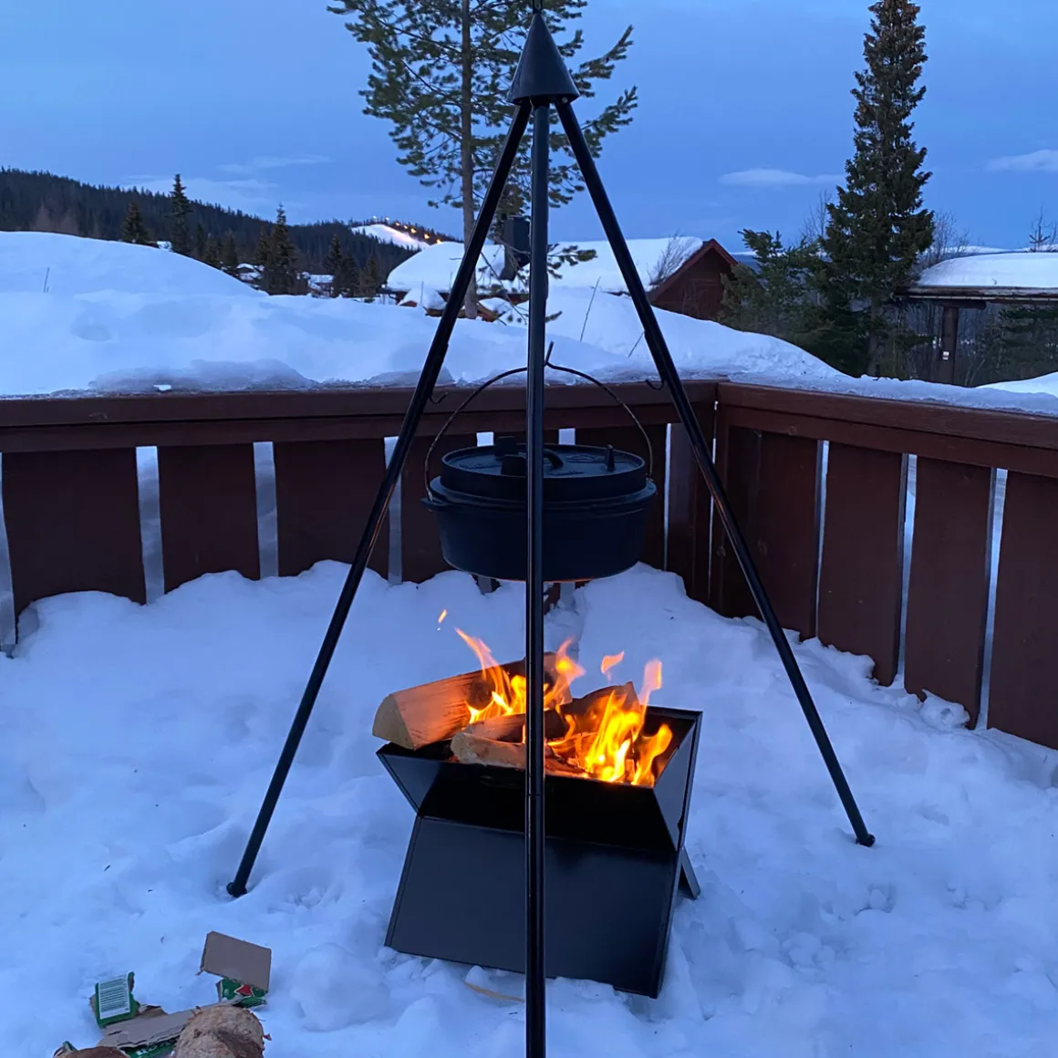 Valhal Outdoor Dutch Oven / Feuertopf 6,1L+2L