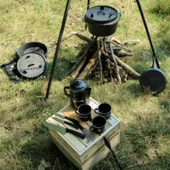 Valhal Outdoor Dutch Oven / Feuertopf 6,1L+2L