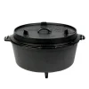 Valhal Outdoor Dutch Oven / Feuertopf 12L mit Füßen