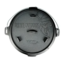 Valhal Outdoor Dutch Oven / Feuertopf 12L mit Füßen