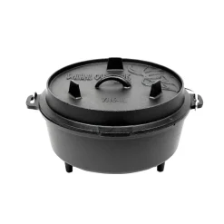 Valhal Outdoor Dutch Oven / Feuertopf 6,1L mit Füßen